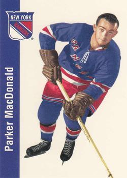 #104 Parker MacDonald - New York Rangers - 1994 Parkhurst Missing Link 1956-57 Hockey