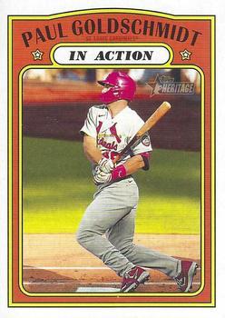 #104 Paul Goldschmidt - St. Louis Cardinals - 2021 Topps Heritage Baseball
