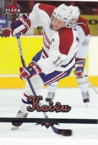 #104 Saku Koivu - Montreal Canadiens - 2005-06 Ultra Hockey