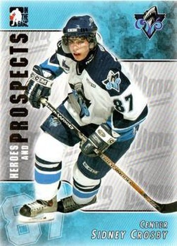 #104 Sidney Crosby - Rimouski Oceanic - 2004-05 In The Game Heroes and Prospects Hockey