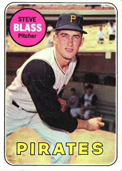 #104 Steve Blass - Pittsburgh Pirates - 1969 Topps Baseball