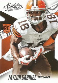 #104 Taylor Gabriel - Cleveland Browns - 2014 Panini Absolute - Retail Football