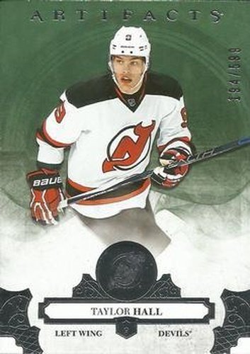 #104 Taylor Hall - New Jersey Devils - 2017-18 Upper Deck Artifacts Hockey
