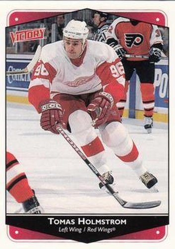 #104 Tomas Holmstrom - Detroit Red Wings - 1999-00 Upper Deck Victory Hockey