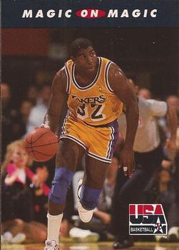 #104 Magic on Magic - USA - 1992 SkyBox USA Basketball