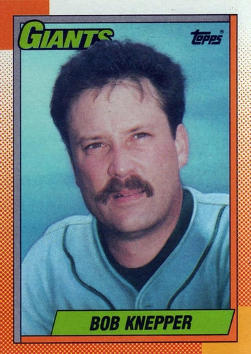 #104 Bob Knepper - San Francisco Giants - 1990 Topps Baseball