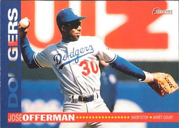 #104 Jose Offerman - Los Angeles Dodgers - 1994 O-Pee-Chee Baseball