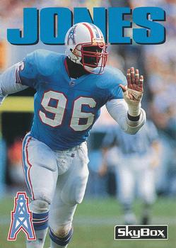#104 Sean Jones - Houston Oilers - 1992 SkyBox Impact Football