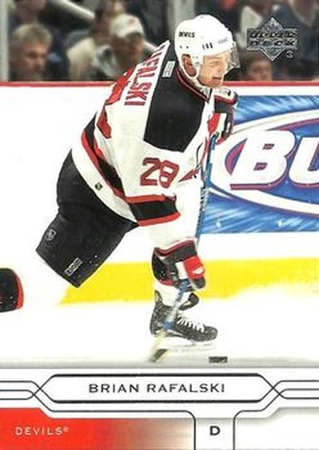 #104 Brian Rafalski - New Jersey Devils - 2004-05 Upper Deck Hockey