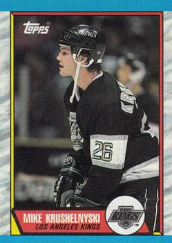 #104 Mike Krushelnyski - Los Angeles Kings - 1989-90 Topps Hockey