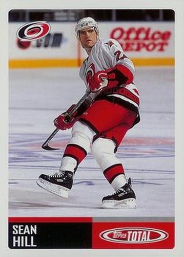 #104 Sean Hill - Carolina Hurricanes - 2002-03 Topps Total Hockey