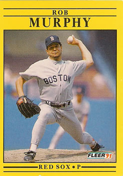 #104 Rob Murphy - Boston Red Sox - 1991 Fleer Baseball