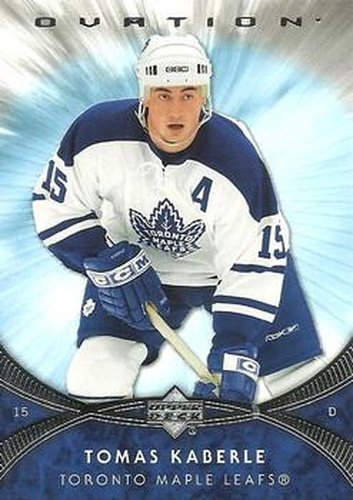 #104 Tomas Kaberle - Tomas Kaberle - 2007-08 Upper Deck Ovation Hockey