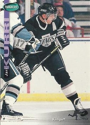 #104 Jari Kurri - Los Angeles Kings - 1994-95 Parkhurst Hockey