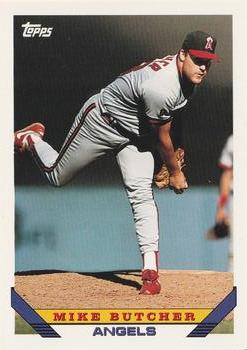 #104 Mike Butcher - California Angels - 1993 Topps Baseball