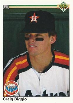 #104 Craig Biggio - Houston Astros - 1990 Upper Deck Baseball