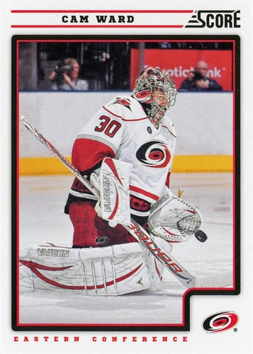 #104 Cam Ward - Carolina Hurricanes - 2012-13 Score Hockey