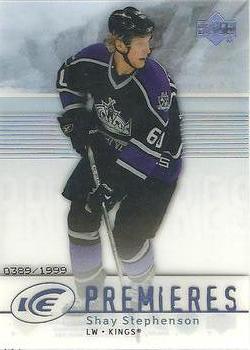#104 Shay Stephenson - Los Angeles Kings - 2007-08 Upper Deck Ice Hockey