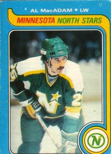#104 Al MacAdam - Minnesota North Stars - 1979-80 O-Pee-Chee Hockey