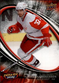 #104 Mikael Samuelsson - Detroit Red Wings - 2008-09 Upper Deck Power Play Box Set Hockey