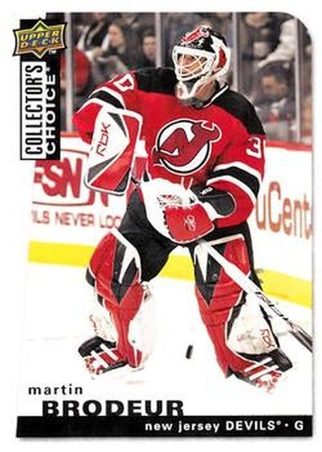 #104 Martin Brodeur - New Jersey Devils - 2008-09 Collector's Choice Hockey