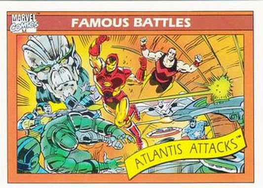 #104 Atlantis Attacks - 1990 Impel Marvel Universe