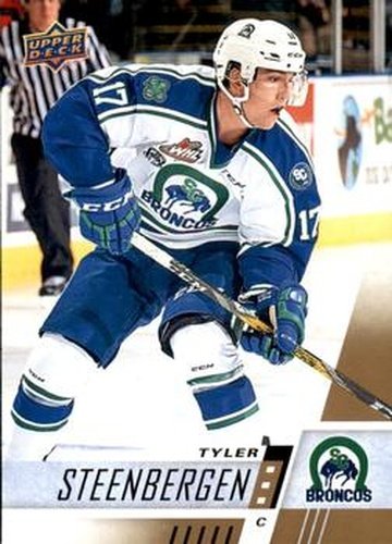 #104 Tyler Steenbergen - Swift Current Broncos - 2017-18 Upper Deck CHL Hockey