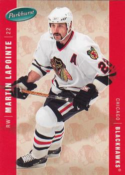 #104 Martin Lapointe - Chicago Blackhawks - 2005-06 Parkhurst Hockey