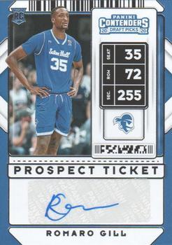 #104b Romaro Gill - Seton Hall Pirates - 2020 Panini Contenders Draft Picks Basketball