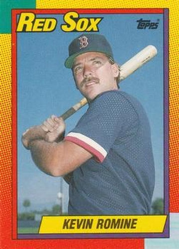 #105T Kevin Romine - Boston Red Sox - 1990 Topps Traded Baseball