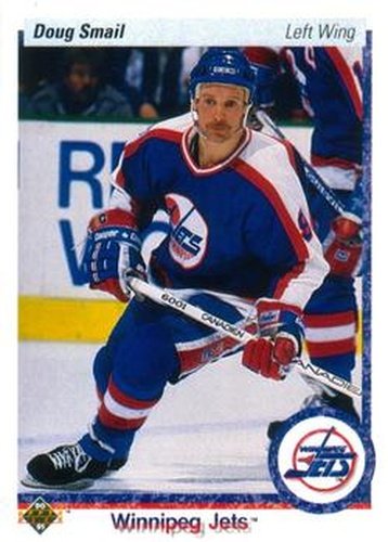 #105 Doug Smail - Winnipeg Jets - 1990-91 Upper Deck Hockey