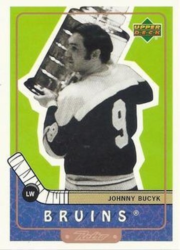 #105 Johnny Bucyk - Boston Bruins - 1999-00 Upper Deck Retro Hockey