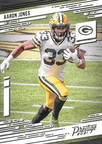 #105 Aaron Jones - Green Bay Packers - 2021 Panini Prestige Football
