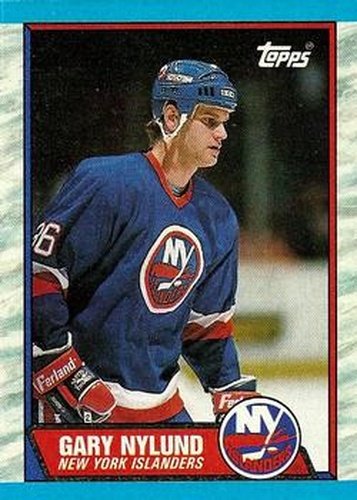 #105 Gary Nylund - New York Islanders - 1989-90 Topps Hockey