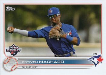 #PD-105 Estiven Machado - FCL Blue Jays - 2022 Topps Pro Debut Baseball