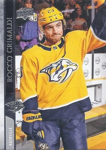 #105 Rocco Grimaldi - Nashville Predators - 2020-21 Upper Deck Hockey