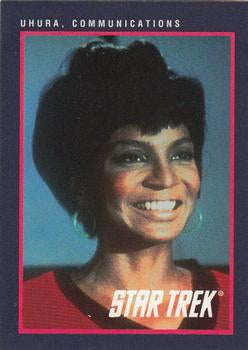 #105 Uhura, Communications - 1991 Impel Star Trek 25th Anniversary