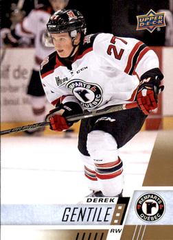 #105 Derek Gentile - Quebec Remparts - 2017-18 Upper Deck CHL Hockey