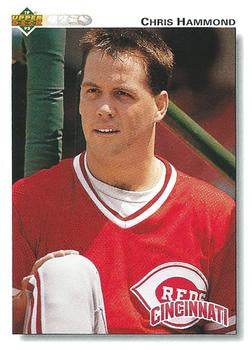 #105 Chris Hammond - Cincinnati Reds - 1992 Upper Deck Baseball