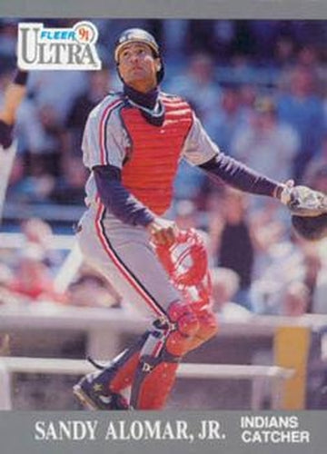 #105 Sandy Alomar Jr. - Cleveland Indians - 1991 Ultra Baseball