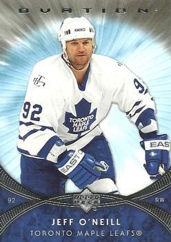 #105 Jeff O'Neill - Jeff O'Neill - 2007-08 Upper Deck Ovation Hockey