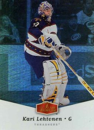 #105 Kari Lehtonen - Atlanta Thrashers - 2006-07 Flair Showcase Hockey