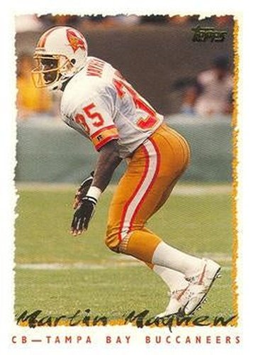 #105 Martin Mayhew - Tampa Bay Buccaneers - 1995 Topps Football