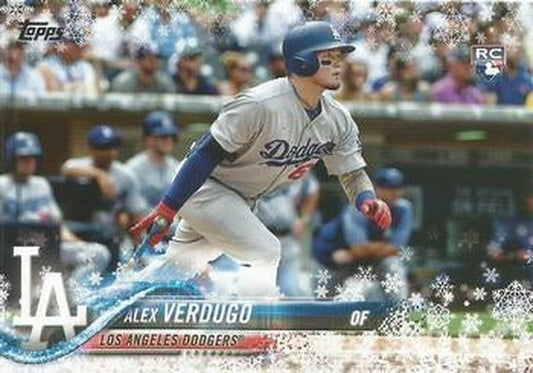 #HMW105 Alex Verdugo - Los Angeles Dodgers - 2018 Topps Holiday Baseball