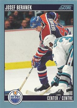 #105 Josef Beranek - Edmonton Oilers - 1992-93 Score Canadian Hockey