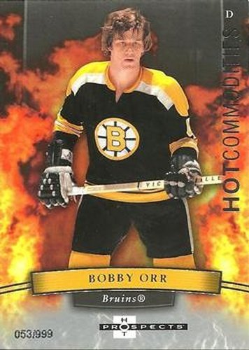 #105 Bobby Orr - Boston Bruins - 2007-08 Fleer Hot Prospects Hockey