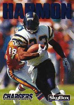 #105 Ronnie Harmon - San Diego Chargers - 1992 SkyBox Impact Football