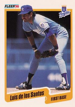 #105 Luis De Los Santos - Kansas City Royals - 1990 Fleer USA Baseball
