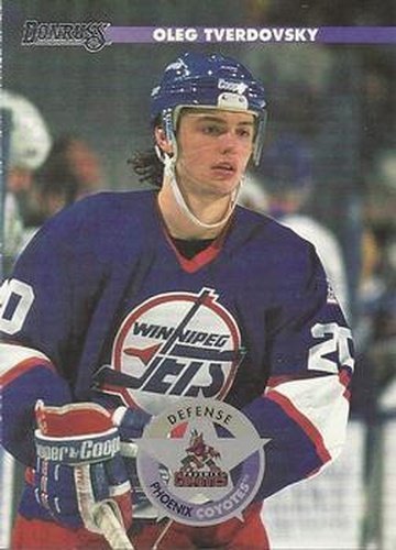 #105 Oleg Tverdovsky - Phoenix Coyotes - 1996-97 Donruss Hockey