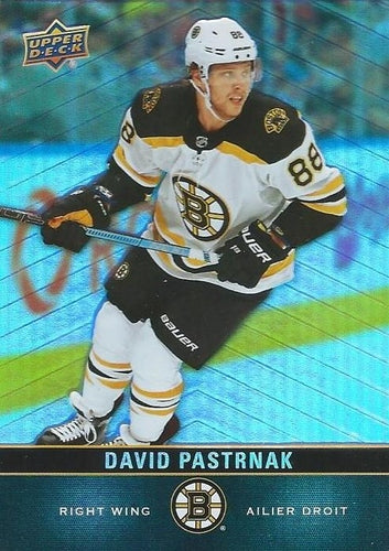 #105 David Pastrnak - Boston Bruins - 2019-20 Upper Deck Tim Hortons Hockey